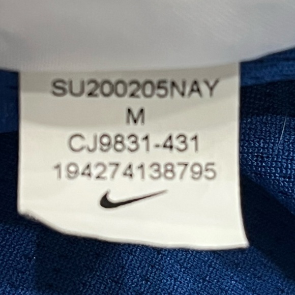 Indianapolis‎ Colts Nike NFL On Field Long Sleeve Shirt Men Medium Dri Fit Blue - Picture 9 of 9